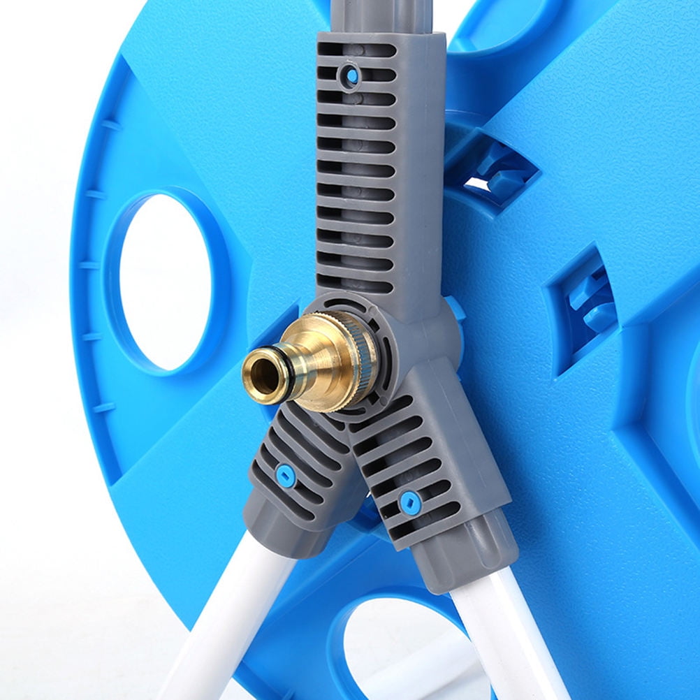 ROMANSENTIAL Portable Garden Water Hose Reel Cart with Hand Crank for Neat Storage and Easy Use