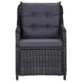 thumbnail image 3 of vidaXL 5 Piece Garden Dining Set Black, 3 of 5