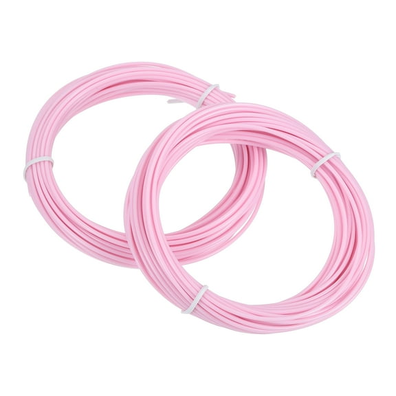 Uxcell 2 Pcs 3D Pen Filament, 1.75mm Dia 33ft Length PLA 3D Printing Pen Filament Refills for 1.75mm 3D Printing Pen, Light Pink