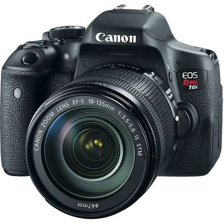 EOS Rebel T6i Digital Camera with 18-135mm Lens, 75-300mm Lens, Gadget Bag, 16GB SDHC Card and Photo Suite Delux
