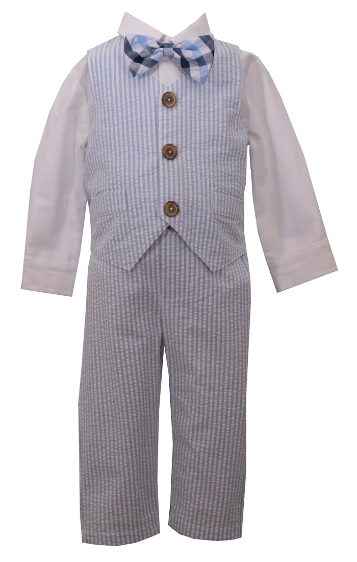 baby boy seersucker suit