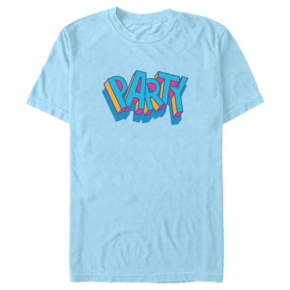 Men's Fortnite Loot Drop Party Graphic Tee Light Blue X Large