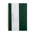 thumbnail image 2 of CoreLiving Green Hardcover Spiral Journal College Ruled Lined Notebook 200 Pages A5 6.3" x 8.6" for Work Home Note Taking Journaling Women Men, 2 of 9