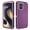 Purple, variant on Asuwish Compatible with Motorola Moto Edge 2023/EDGE 40 Phone Case Hybrid Rugged Shockproof Hard Protective Drop Proof Full Body Heavy Duty Mobile Cell Cover for Women Men Blue