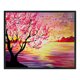 thumbnail image 2 of Hilo Flor de cerezo Puesta de sol Punto de cruz completo 11CT Algodón DIY Kits de arte contados FLhrweasw Nuevo, 2 of 9