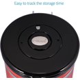 thumbnail image 3 of 1.5L Coffee Canister,Air-Resistant Stainless Steel Coffee Bean Container/Storage Box for Coffee Tea Cocoa Cereals Pasta Oatmeal Nuts and Sugar (Red Wi, 3 of 4