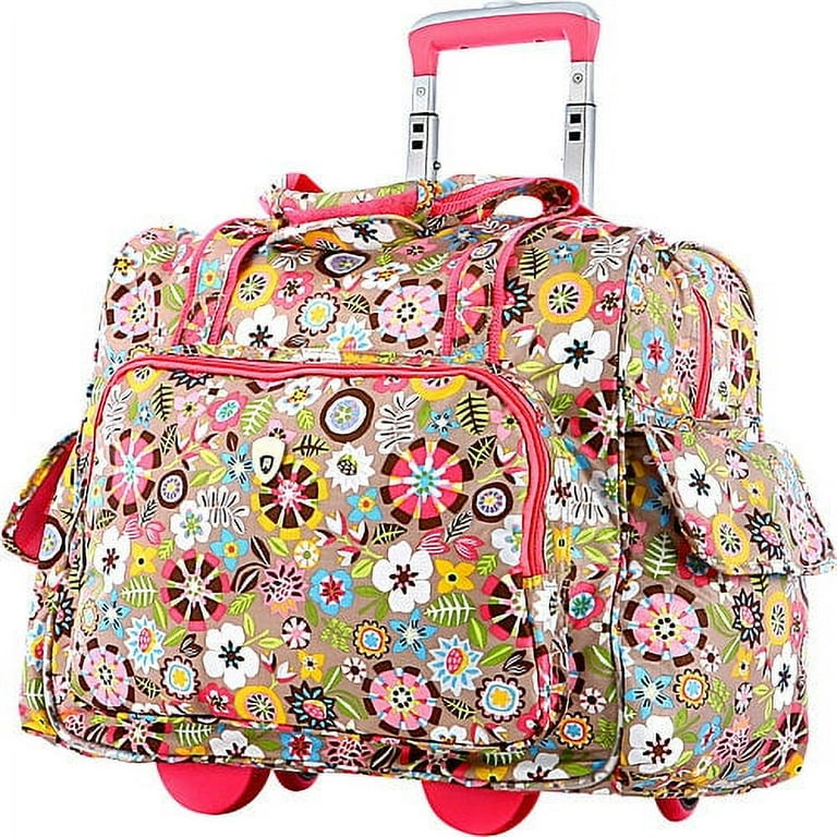 Olympia USA Deluxe Fashion Rolling Overnighter Luggage - Walmart.com