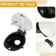 thumbnail image 3 of Unique Bargains Fuel Tank Door Cap for Volkswagen CC 2006-2012 Fuel Filler Flap Cover Bolt Type No.3C8809857C ABS White, 3 of 6