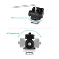 thumbnail image 4 of Andoer 360° Rotatable Camera Monitor Cold Shoe Mount Adapter Head with 1/4-inch Interface Allen Wrench for Monitor LED Light Microphone Expansion Mounting, 4 of 7