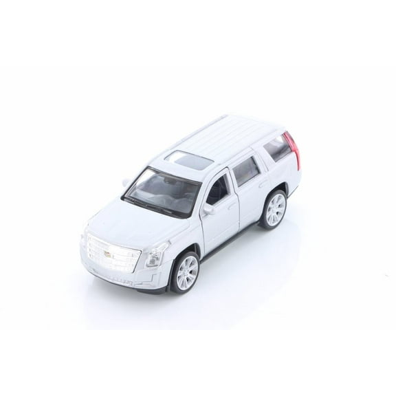 2017 Cadillac Escalade SUV, Silver - Welly 43751D - 1/39 Scale Diecast Model Toy Car (Brand New but NO BOX)