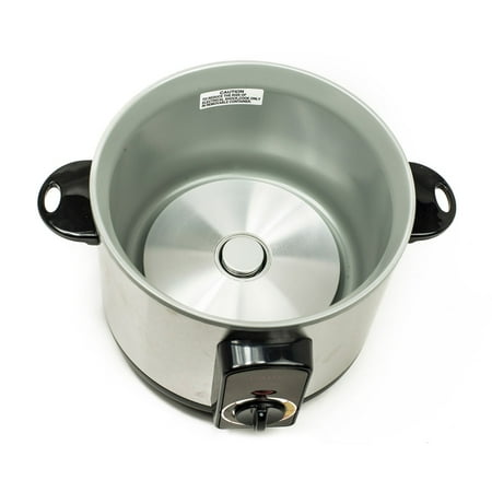 - Pars DRC240 Persian 10 Cup Stainless Steel Automatic Steamed Rice Cooker, Silver
