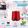 thumbnail image 2 of Destilador de agua VEVOR 4L 0.3Gal/H 750W con ajuste de temporización, 2 of 9