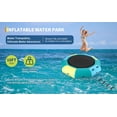 thumbnail image 1 of Inflatable Water Trampoline, 10FT 15FT, Floating Water Trampoline for Adults for Lake Pool Ocean, w/ 4-Step Rope Ladder/Mooring Ropes/Infatable Nozzles/Reversible Air Pump/Anchor Bags, 1 of 5