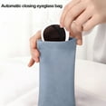 thumbnail image 6 of GASTROPOD Soft Sunglasses Pouch,Artificial Leather Eyeglass Case with Buckle Design,Waterproof Glasses Pouch Sleeve,6.7 x 3.3 Inch Glasses Cases for Women Eyeglass Cleaning & Storage Pouch, 6 of 6