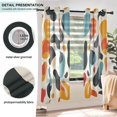 thumbnail image 5 of Teardrip Oval Blackout Curtains Thermal Insulation 63 inch Grommet for Bedroom Living Room Bathroom Kitchen Windows 2 Pack, 5 of 6
