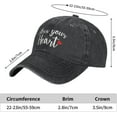 thumbnail image 6 of Never Quit Baseball Cap Golf Dad Hat Adjustable Unconstructed for Men Women One Size X Large, 6 of 8