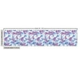 thumbnail image 3 of Ambesonne Flowers Boho Fabric by the Yard Upholstery, Botany Floral Pattern, 1 Yard, Sea Blue Pale Lilac White, 3 of 5