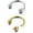 Gold and Silver-2pcs, variant on G23 Titanium Horseshoe Septum Rings - 2/3pcs Nose Rings Circular Barbell Spikes Septum Jewelry Nose Piercing Jewelry Conch Helix Rook Lip Cartilage Earring for Women Men Gold/Silver/Black