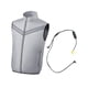thumbnail image 4 of Chaleco de refrigeración portátil de poliéster de 3 velocidades para pesca al aire libre, para hombres y mujeres Gris L, 4 of 9