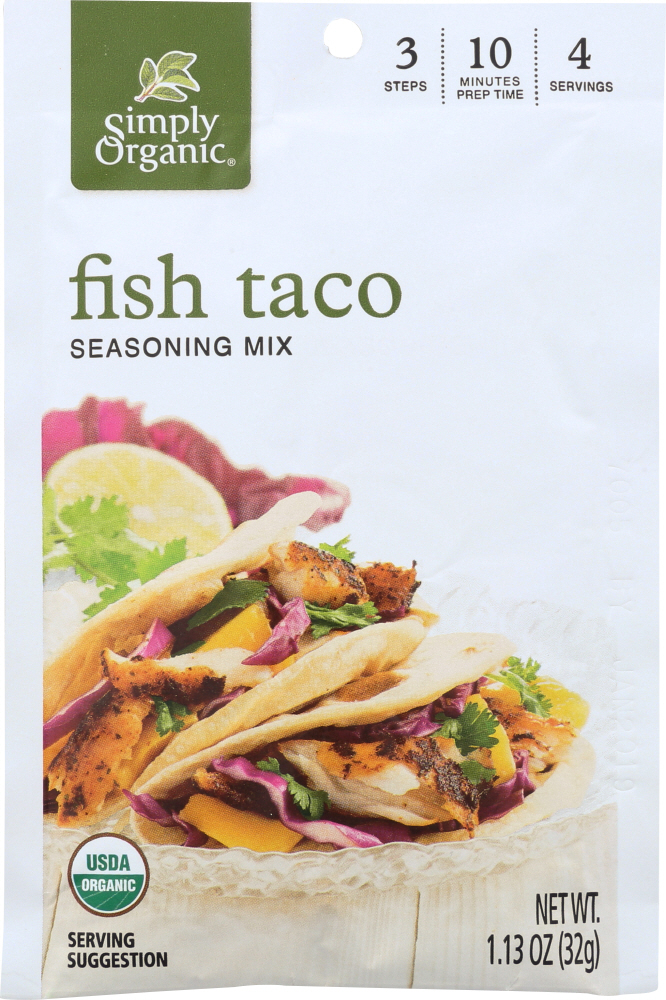 Fish Taco Seasoning Mix, 1.13 oz, 1 Pack