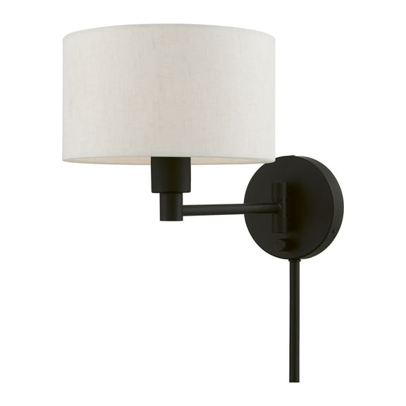 Livex Lighting - 1 Light Swing Arm Wall Sconce In RefinedModern Style-9.75