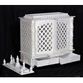 thumbnail image 2 of Wooden Temple Handcrafted Hindu Hanging Puja Mandir / Pooja Ghar / Mandap For Worship Home Decor Or Office Household Shrine for Diwali, 2 of 6