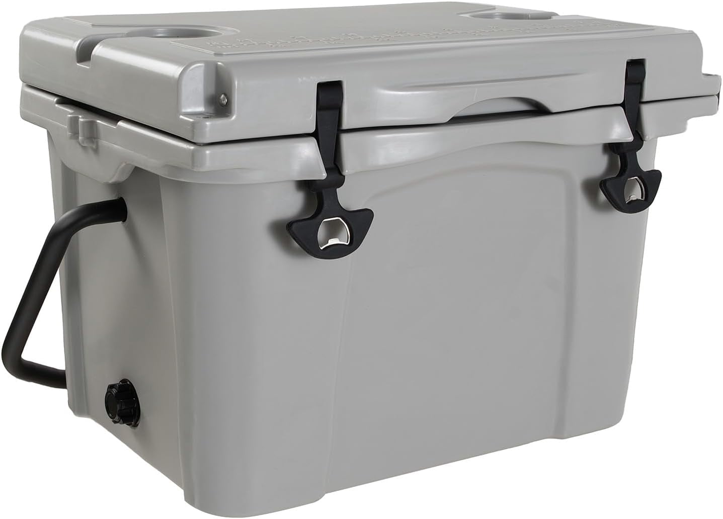 Elleree 25 Quart Hard Cooler, Portable Ice Chest with Bottle Opener, Cup Holder & Ruler,Heavy-Duty Beach Cooler for Camping, Fishing, Picnic, BBQ