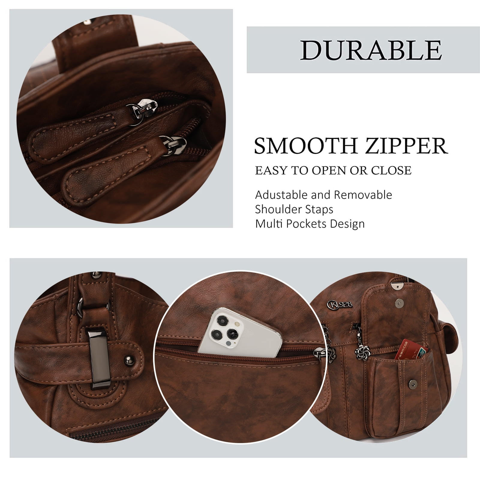 Women Leather Handbag Shoulder Bag Tote Satchel Hobo Bag Briefcase Work Bag for Ladies