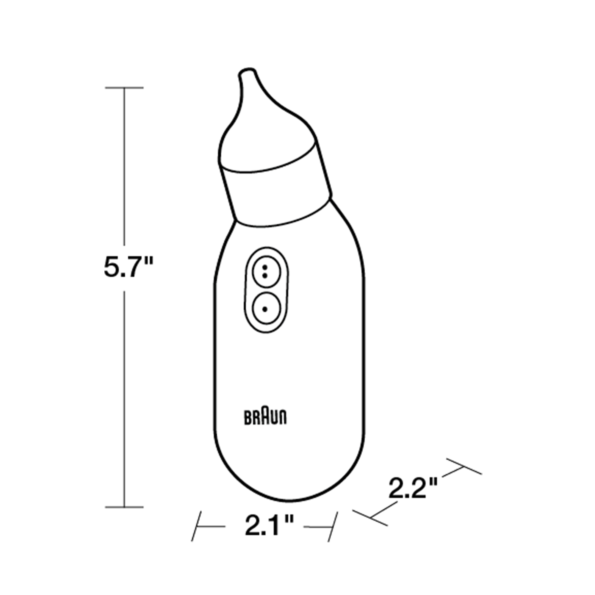 Braun Electric Nasal Aspirator, White photo 7