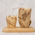thumbnail image 1 of 50PCS Newspaper Style Cupcake Liner Baking Cup G, 1 of 5
