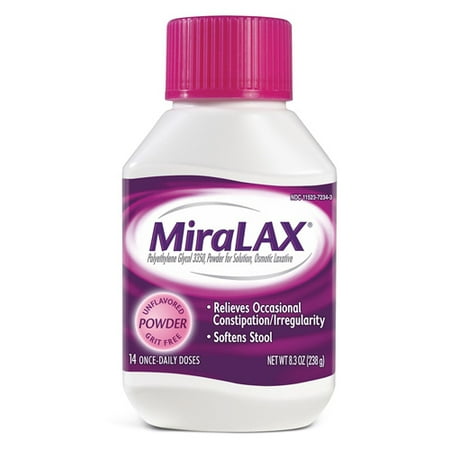 MiraLAX Powder Laxative 45 Once Daily Doses To Relieves Constipation, 26.9 oz, 2
