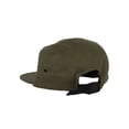 thumbnail image 3 of Top Headwear 5 Panel Hat For Men Classic Flat Bill  Baseball Cap Olive, 3 of 4