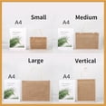 thumbnail image 4 of Toptie 6 PCS X-Large Jute Tote Bags Burlap Bridesmaid Bags Beach Bag Reusable Grocery Bags, 4 of 7