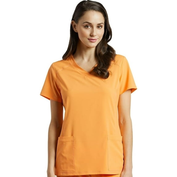 Fit By White Cross Women's V-Neck Solid Scrub Top