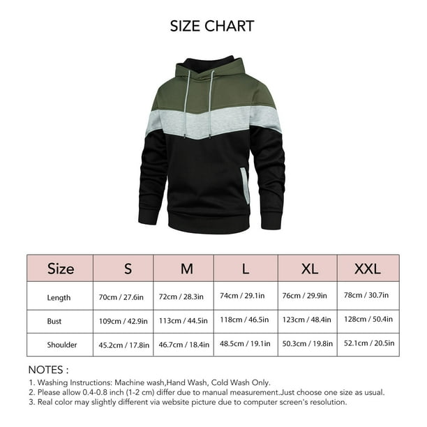 Mooncolour mens novelty color block hoodies cozy sport outwear hot sale