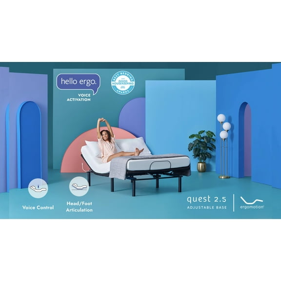 Ergomotion Quest 2.5 Adjustable Bed - Split California King