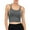 Gray, variant on Womens Sling tube top Sports Bra Vest Longline Padded Comfortable Sling Tube Top Vest Gym Sports Bra Crop Top