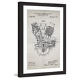 thumbnail image 2 of "Engine 1914 Old Paper" Framed Painting Print, 2 of 4
