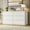 White, variant on 6 Drawer Dresser for Bedroom, Wide Wood Chest of Drawers Handle Free, Large Modern Dresser Storage Cabinet for Living Room, Hallway Entryway