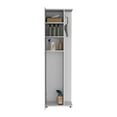 thumbnail image 4 of TUHOME Austin Broom Cabinet with Tall Narrow Shelves for Organized Storage, 4 of 7