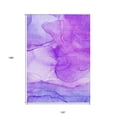 thumbnail image 3 of 10' X 14' Purple Abstract Washable Non Skid Indoor Outdoor Area Rug, 3 of 3