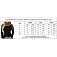 thumbnail image 3 of Cutting Sleeve Women Long Sleeved Solid Color T-shirt Slim Tops Hollow Out Boat Neck Shirt, 3 of 3