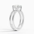 thumbnail image 2 of Silvago Jewelry 1.92 Ct Radiant Cut Moissanite Engagement Ring - 14K White Gold Plated Ring for Women - Gift-Ready Promise Ring for Special Events, 2 of 3
