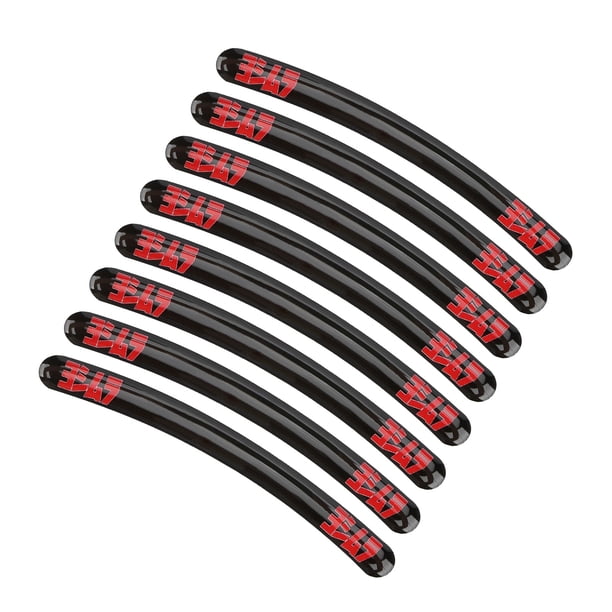 Cinta para llantas de rueda, 8 piezas de pegatinas para llantas de rueda, calcomanías para llantas de rueda, pegatinas para motocicletas, multifuncionales