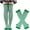 #0078-Green, variant on Neewe Knee High Athletic Cotton Socks Womens Stripe Tube Outdoor Sport Socks Running Baseball Stockings Warm Arm Mitten And A Set Of Long Socks Suit