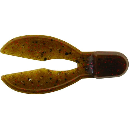 Zoom Fishing Lures 041202-SP Super Chunk Jr. 2 Inch Trailer 2 Inch 6 Per Pack Green Pumpkin Red