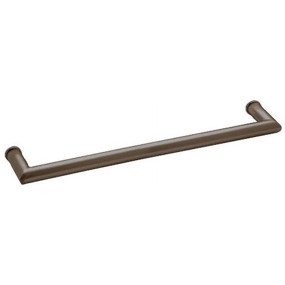 CRL MT240RB Oil Rubbed Bronze 24" MT Series Round Tubing Mitered Corner Single-Sided Towel Bar