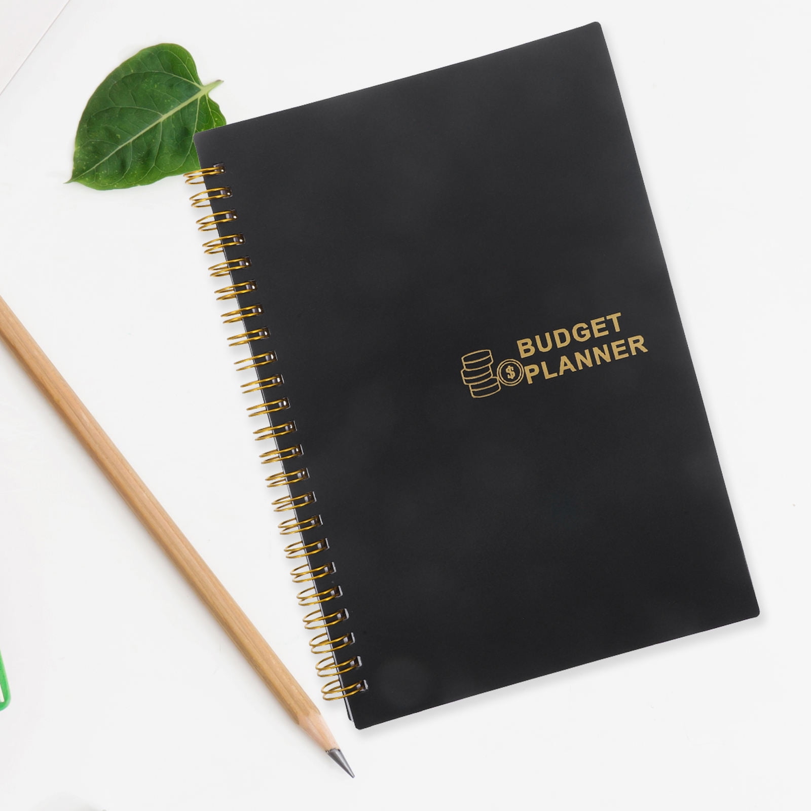 OULII Daily Budget Book Budgeting Tracker Black Paper 1Set