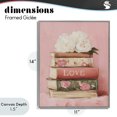 thumbnail image 4 of Stupell Industries Glam Book Love with Peonies Gray Framed Giclee Art, 11 x 14, by Arlington Prints, 4 of 8