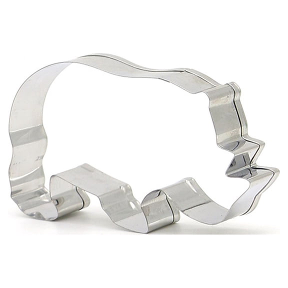 LEORX 6Pcs Silver Stainless Steel DIY Biscuits Mold with Safe Food Grade Cutter